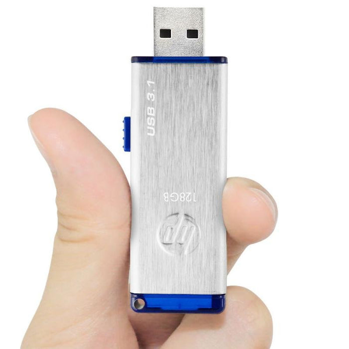 EAN 4712847095915 - HP x730w unidad flash USB 128 GB USB tipo A 3.2 Gen 1 (3.1 Gen 1) Azul, Acero inoxidable imagen 4