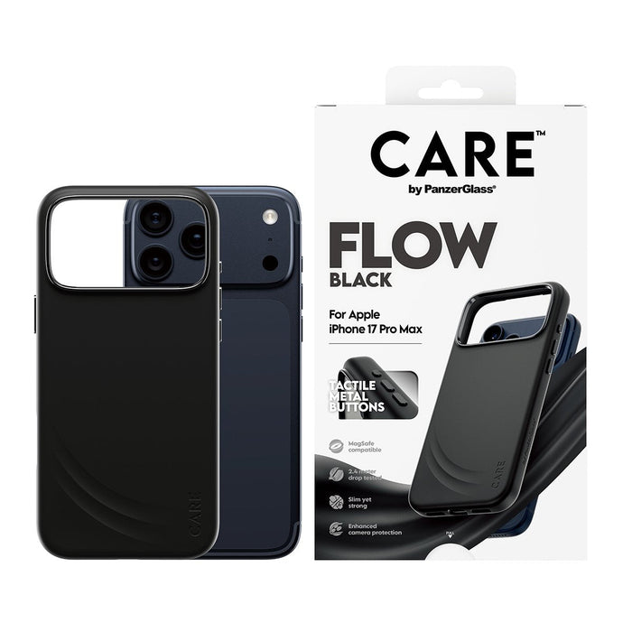 Panzerglass Care By ® Flow Case Black W. Magsafe Iphone 17 Pro Max Funda Para Apple - Iphone 17 Pro Max Negro