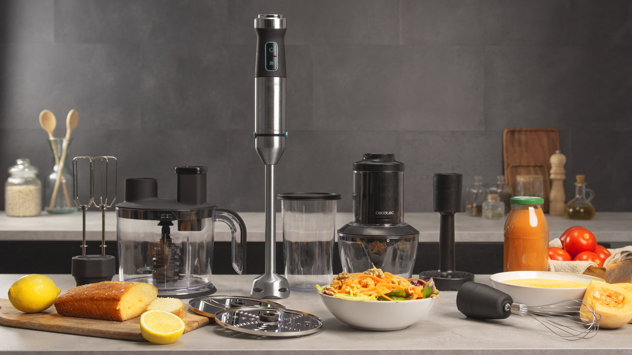EAN 8435484042758 - Cecotec Power TitanBlack 1500 XL TotalMix Batidora de inmersión 1500 W Negro, Verde, Acero inoxidable imagen 3