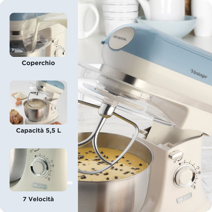 EAN 8003705116016 - Ariete 1588/05 Batidora de varillas 1200 W Azul claro imagen 3