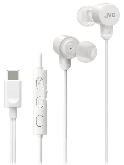 EAN 4975769482533 - JVC HAFR29UCA Auriculares Alámbrico Dentro de oído Llamadas/Música USB Tipo C Blanco imagen 1