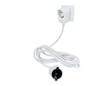 EAN 4006341700834 - REV 0016150114 base múltiple 5 m 2 salidas AC Interior Blanco imagen 1