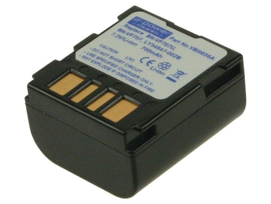 EAN 5055190128787 - 2-Power VBI9656A batería para cámara/grabadora Ión de litio 750 mAh imagen 1