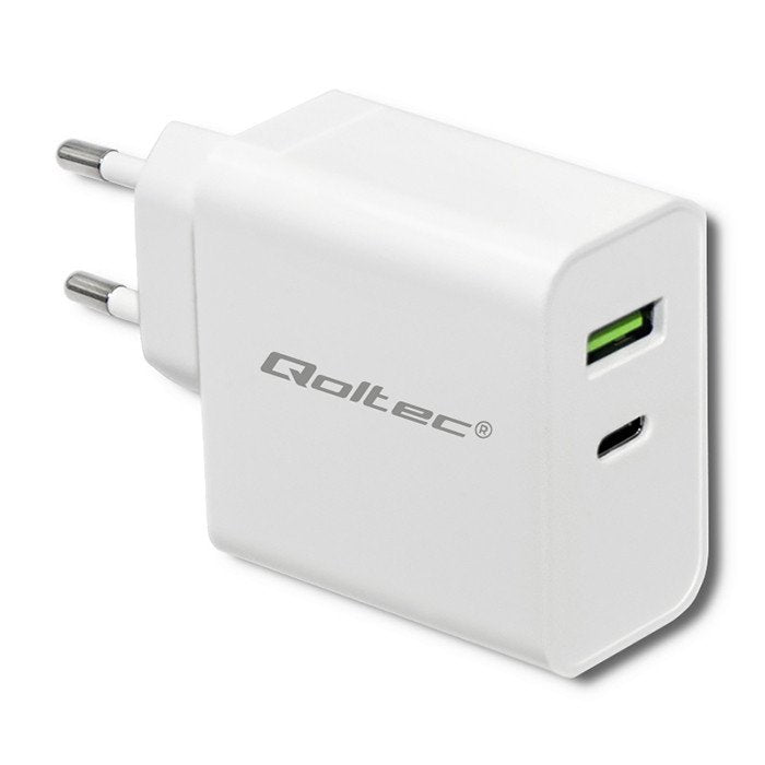 EAN 5901878517186 - Qoltec 51718 adaptador e inversor de corriente Interior 42 W Blanco imagen 1