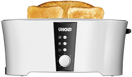 EAN 4011689380204 - Unold Design Dual 4 rebanada(s) 1350 W Negro, Blanco imagen 1