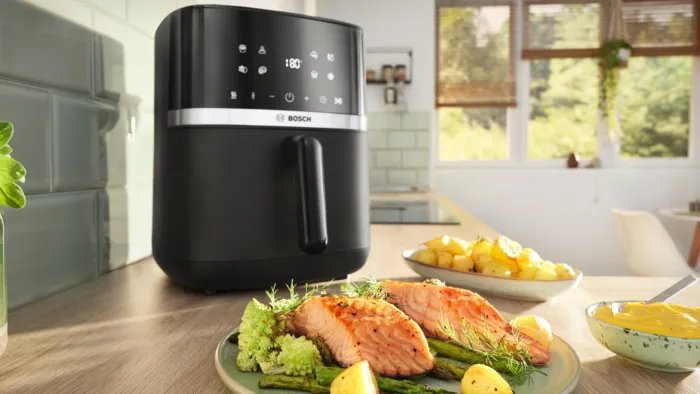 EAN 4242005535668 - Bosch Serie 4 MAFS2462B freidora Sencillo 6,1 L Independiente 2050 W Freidora de aire caliente Negro imagen 2