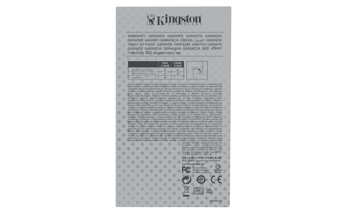 EAN 0740617255256 - Kingston Technology IronKey S1000 unidad flash USB USB tipo A 3.2 Gen 1 (3.1 Gen 1) Plata imagen 7