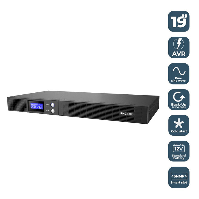 EAN 0745604518727 - Phasak PH 7541 sistema de alimentación ininterrumpida (UPS) Línea interactiva 2,16 kVA 1500 W 4 salidas A imagen 4