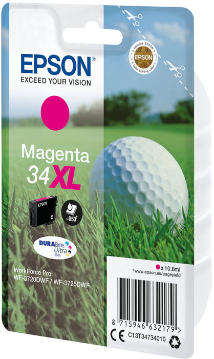 EAN 8715946632179 - Epson Golf ball C13T34734010 cartucho de tinta 1 pieza(s) Original Alto rendimiento (XL) imagen 1
