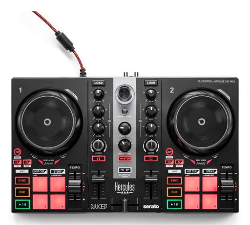EAN 3362934746407 - Hercules INPULSE 200 MK2 Controladora con opción de realizar scratch utilizando discos de vinilo 2 canale imagen 1
