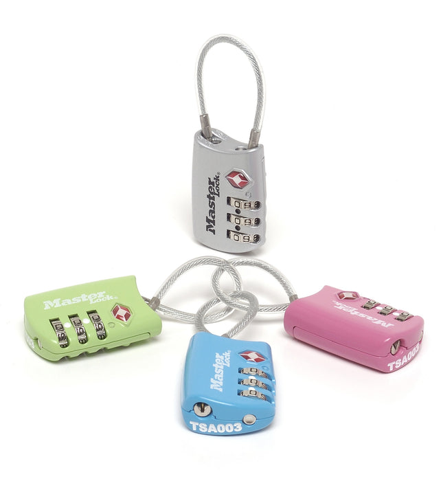 EAN 3520190929983 - MASTER LOCK 4688EURD candado para maletas Candado con combinación para maleta Metal, Vinilo Azul, Verde,  imagen 1