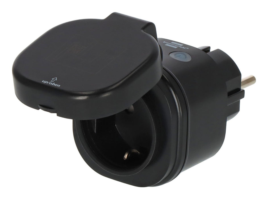EAN 4007123692965 - Brennenstuhl 1294860100 enchufe inteligente 3680 W Hogar Negro, Gris imagen 2
