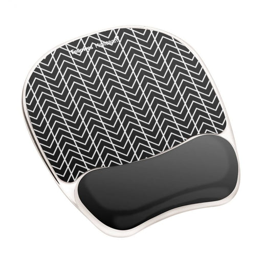EAN 0043859740680 - Fellowes 9653401 alfombrilla para ratón Negro, Blanco imagen 1