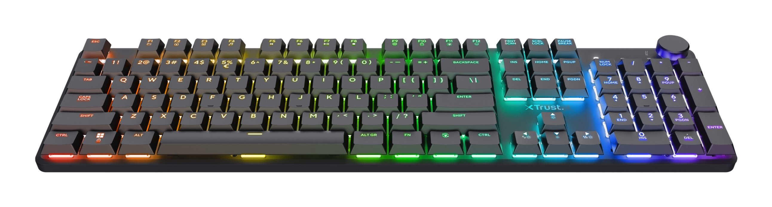 EAN 8713439253689 - Trust GXT 868 Torix teclado Juego USB + RF Wireless + Bluetooth QWERTY Inglés de EE. UU. Negro imagen 2