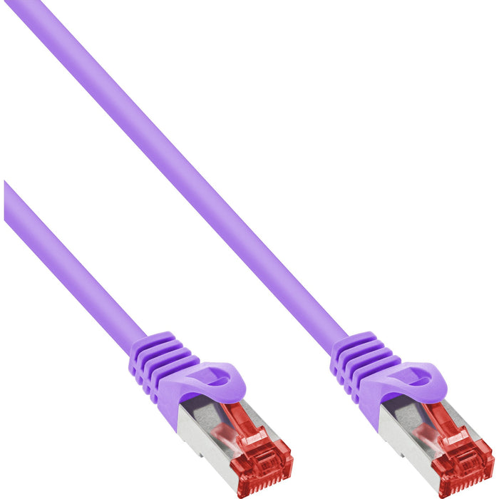 Cable De Red Inline S/Ftp Pimf Cat.6 250mhz Pvc Cobre Violeta 5m