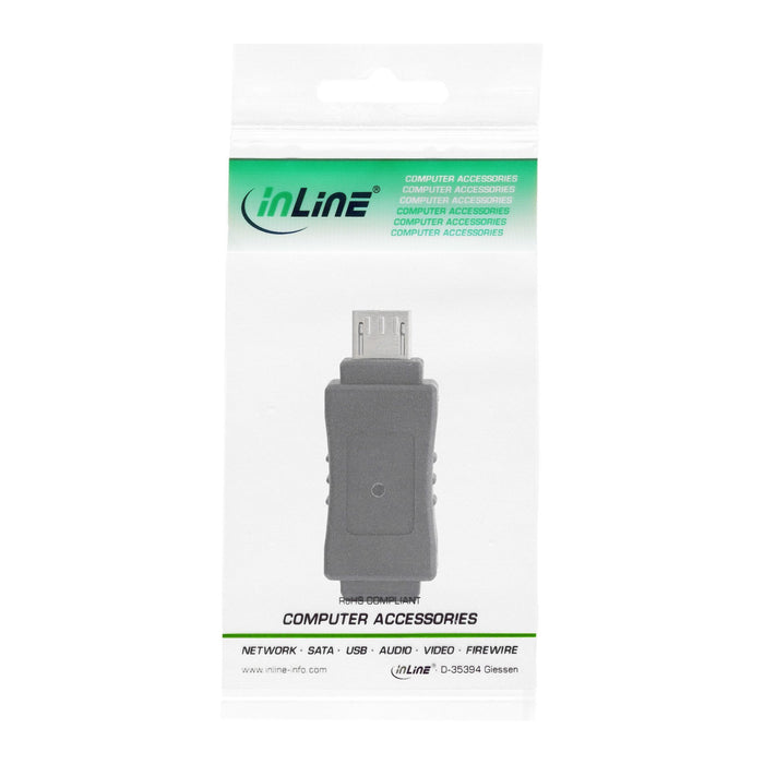 Adaptador Inline Micro Usb Micro-B Macho A Mini Usb De 5 Pines Hembra