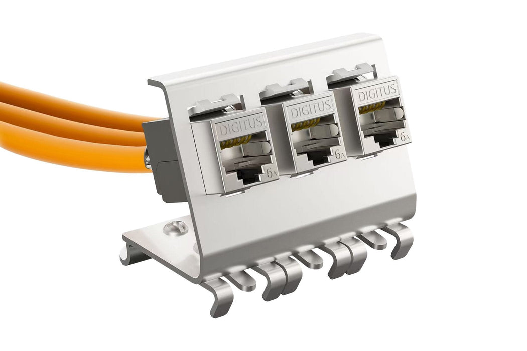 Digitus Adaptador Para Carril Din Para 3x Keystone Module