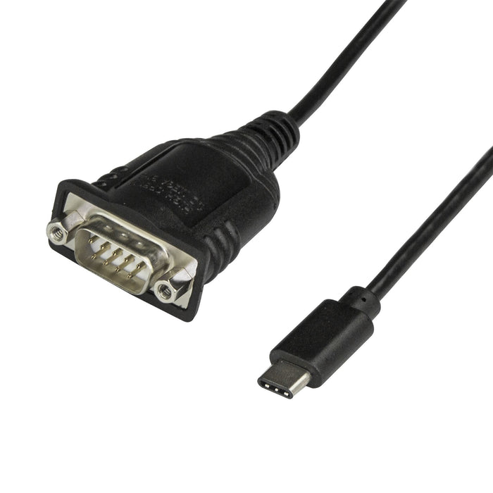 Startech.Com Adaptador Usb-C A Serie Db9 Rs232 Cable Conversor Usbc A Serie Db9 Rs232 Adaptador Usb Tipo C A Serie Db9 Rs232 Cable Usb / Serie Db-9 (M) A Usb-C (M) 40 Cm Tornillos De Mariposa