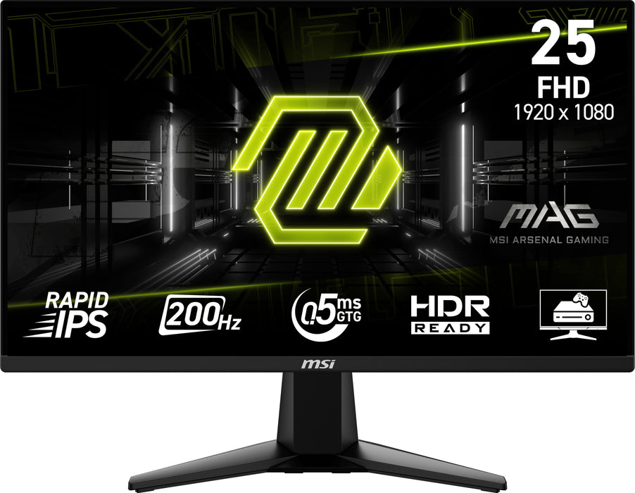 EAN 4711377285247 - MSI MAG 255F E20 pantalla para PC 62,2 cm (24.5") 1920 x 1080 Pixeles Full HD LCD Negro imagen 2
