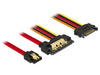 EAN 4043619852284 - DeLOCK 85228 cable de SATA 0,3 m SATA 7-pin SATA 22-pin Negro imagen 1