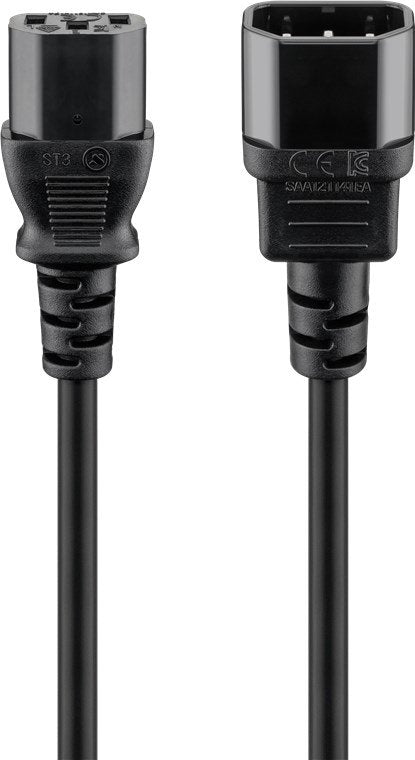 EAN 4040849686023 - Goobay 68602 cable de transmisión Negro 1,5 m IEC C14 IEC C13 imagen 1