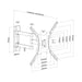 EAN 8436574704273 - AISENS WT55TSE-059 soporte para monitor 139,7 cm (55") Pared imagen 5