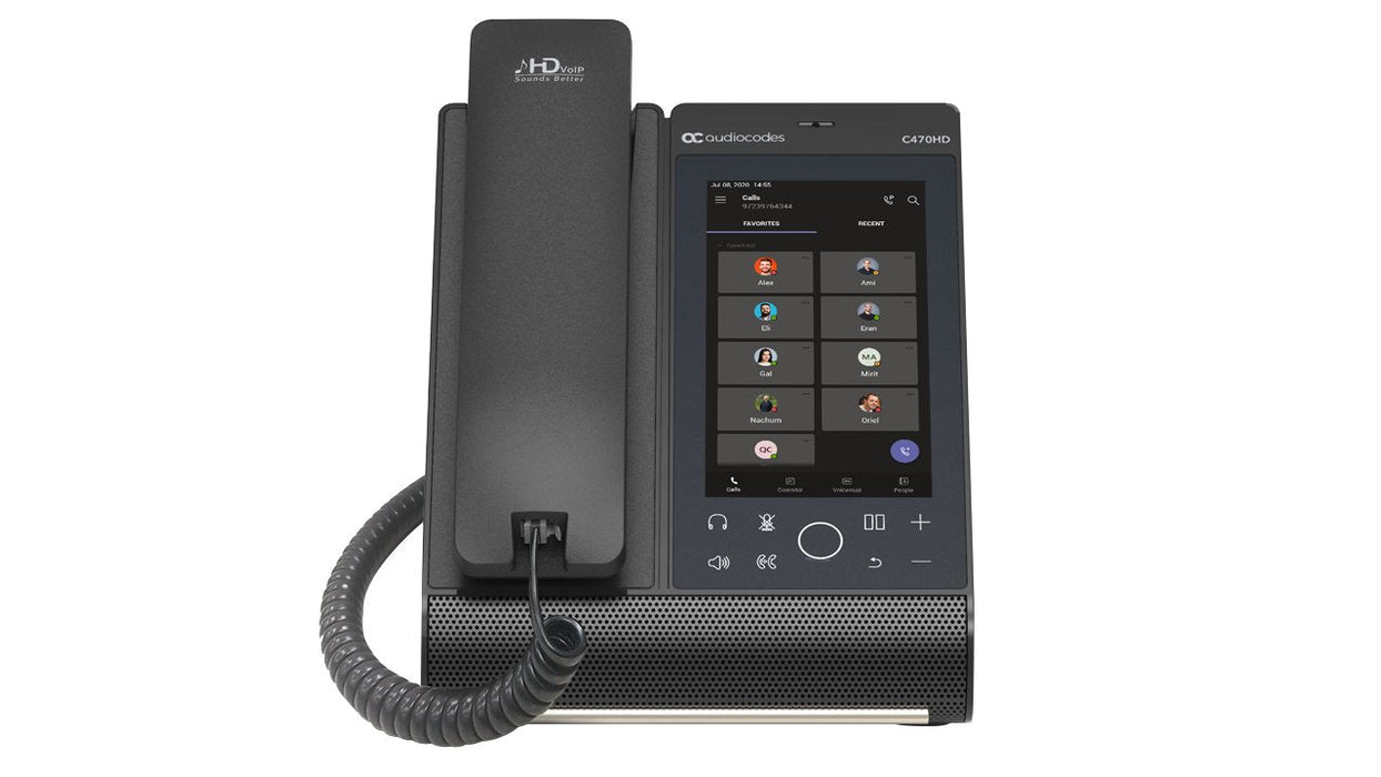 Audiocodes Teams C470hd Total Touch Ip-Phone Poe Gbe With Integrated Bt And Dual Band Wifi