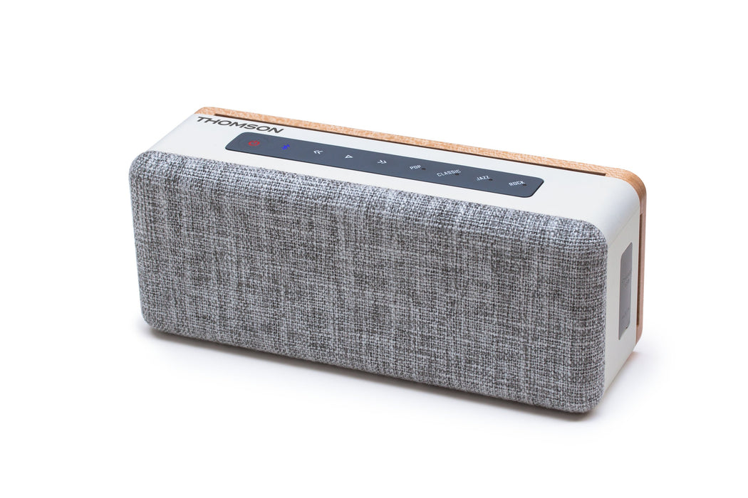EAN 3499550356106 - Thomson WS04 altavoz portátil o de fiesta Altavoz portátil estéreo Marrón, Gris, Blanco 20 W imagen 1