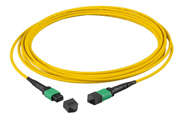 Efb Mtp Apc(F)-Mtp Apc(F) Cable De Red Os2 48 Fasern Tipo A Lszh Amarillo 5m
