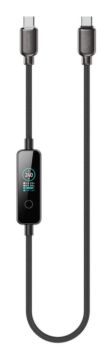 4smarts Usb-C Cable Screencord 240w 1,2m, Negro