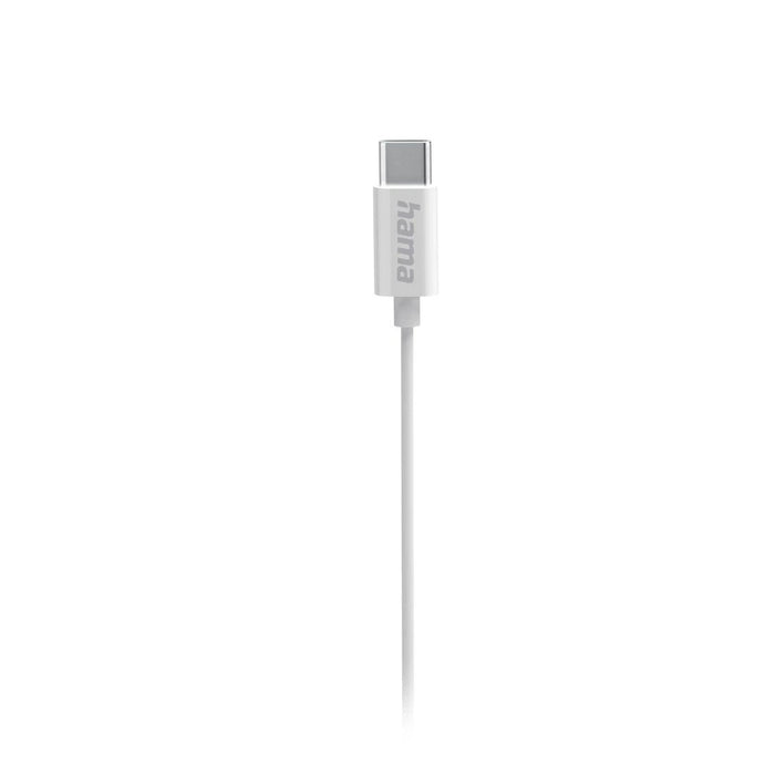Sluchawki Douszne Curly Usb-C Biale