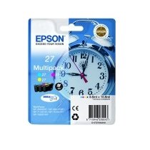 EAN 3609740141607 - Epson Alarm clock 27XL DURABrite Ultra cartucho de tinta 1 pieza(s) Original Alto rendimiento (XL) Cian,  imagen 1
