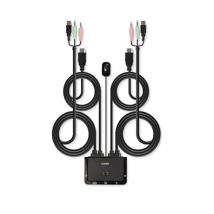 EAN 4002888423403 - Lindy 42340 interruptor KVM Negro imagen 3