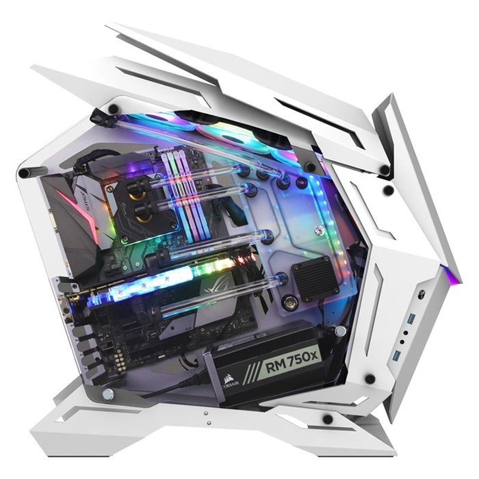 Jonsbo Mod3 Big-Tower Showcase, Temperojo Glass - Blanco