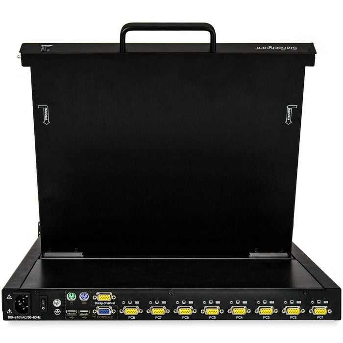EAN 0065030872485 - StarTech.com RKCONS1708K consola de rack 43,2 cm (17") 1280 x 1024 Pixeles Acero Negro imagen 3