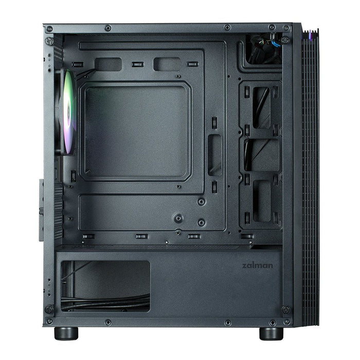 Caja Pc  Zalman T4 Plus Matx 1 X Vent 120mm Argb 2xusb 3.0 Negro S/N Fuente Zalma-8809213762246
