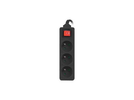 EAN 5901969415506 - Lanberg PS1-03E-0300-BK base múltiple 3 m 3 salidas AC Interior / exterior Negro imagen 1