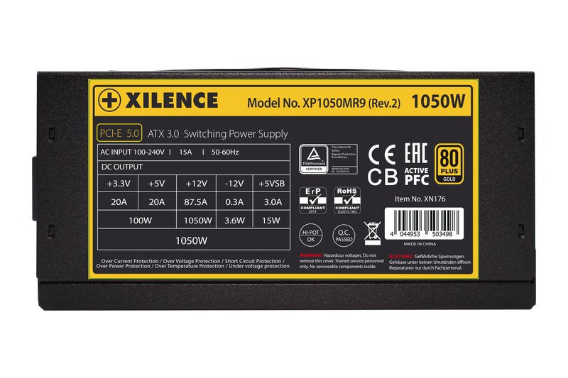 EAN 4044953503498 - Xilence XP1050MR9.2 unidad de fuente de alimentación 1050 W 20+4 pin ATX ATX imagen 3