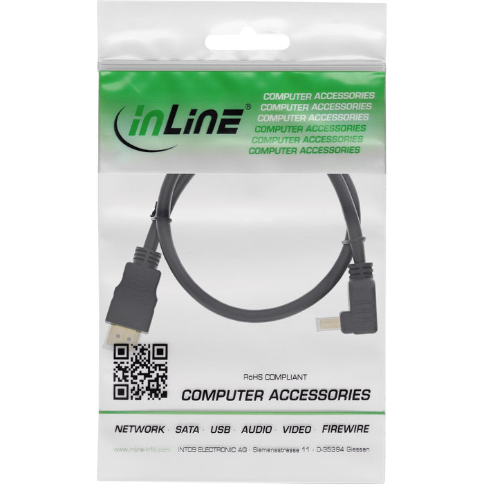 Cable Hdmi De Inline Con Ethernet En Ángulo De 1,5 M