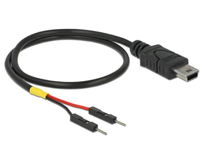 Delock Usb Stromcable Mini-B Auf 2 X Pfostenstecker Einzeln Strom 30 Cm