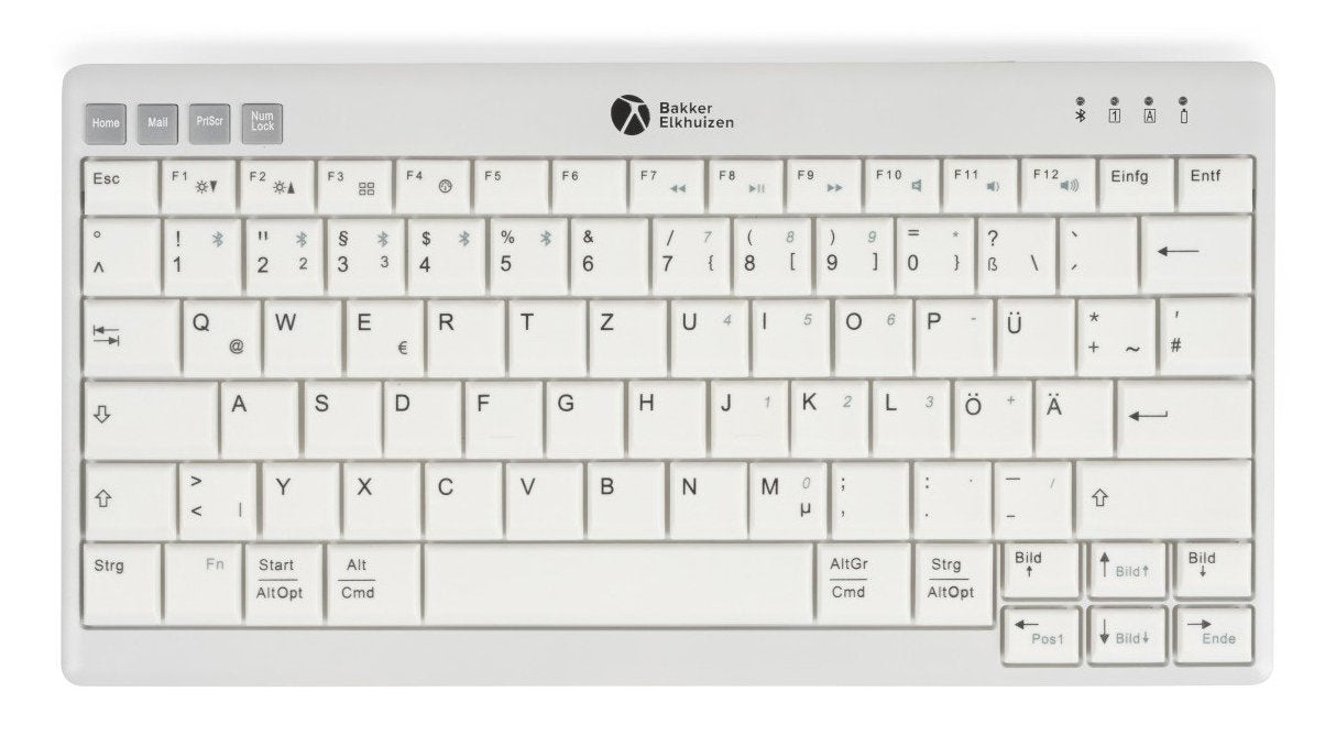 EAN 8719274677505 - BakkerElkhuizen UltraBoard 950 V2 teclado Hogar USB + Bluetooth QWERTY Inglés del Reino Unido Gris Oscuro imagen 1