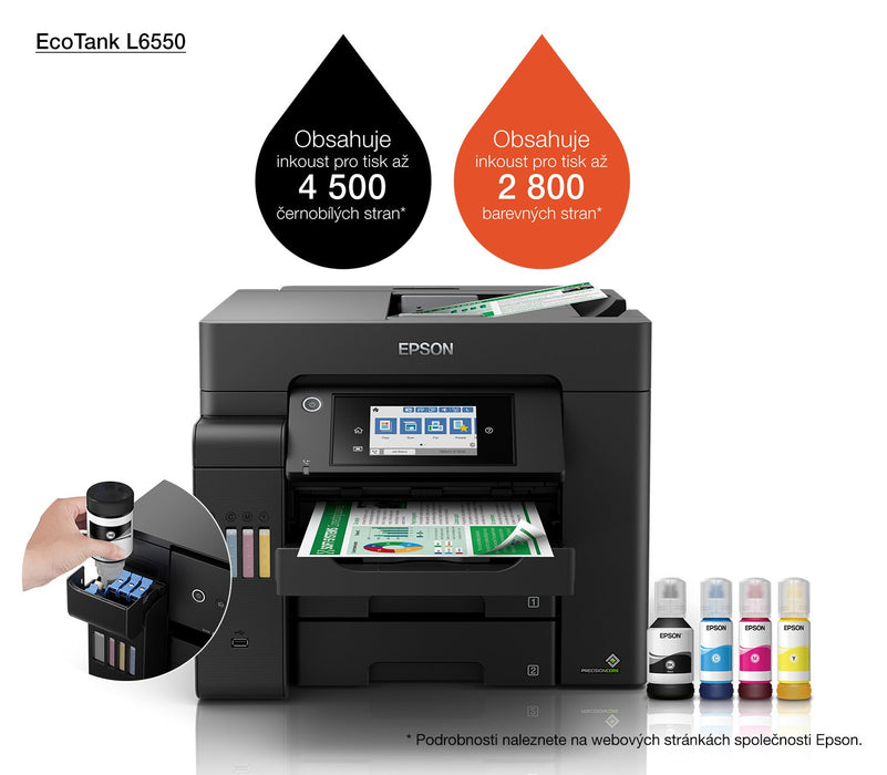 EAN 8715946676463 - Epson EcoTank L6550 Inyección de tinta A4 4800 x 2400 DPI 32 ppm Wifi imagen 7