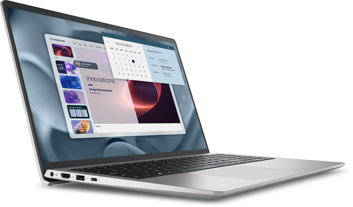 Dell Pro 15 Essential (M7k36), Portátil Plateado, Intel® Core I7-1355u, Gráficos Intel® Uhd, 16 Gb Ddr5, 512 Gb (512 Gb Ssd), Windows 11 Pro M7k36