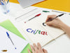 EAN 3086121601125 - BIC Cristal Original Negro, Azul, Verde, Rojo Bolígrafo de punta retráctil con pulsador Medio 10 pieza(s) imagen 3
