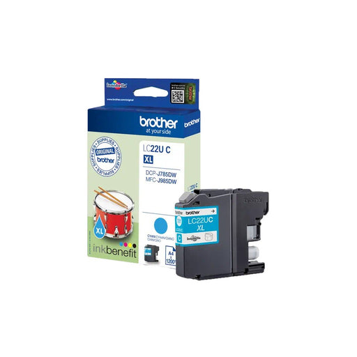 EAN 4977766759670 - Brother LC22UC cartucho de tinta 1 pieza(s) Original Alto rendimiento (XL) Cian imagen 1