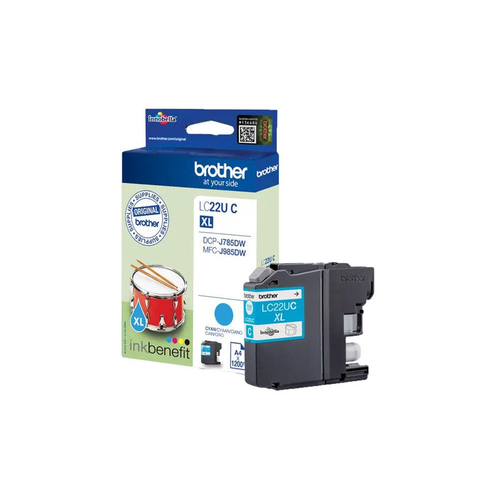 EAN 4977766759670 - Brother LC22UC cartucho de tinta 1 pieza(s) Original Alto rendimiento (XL) Cian imagen 1