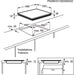 EAN 7332543250714 - Electrolux EHF6547FXK hobs Negro Integrado 4 zona(s) imagen 2