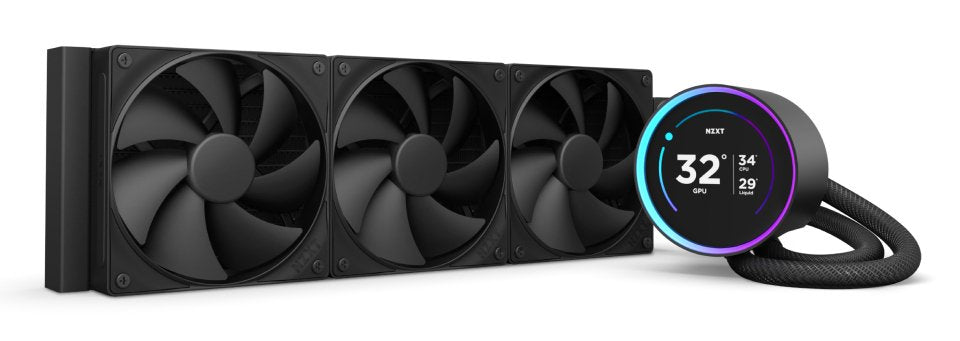 EAN 5056547204130 - NZXT Kraken Elite 360 Procesador Sistema de refrigeración líquida todo en uno 12 cm Negro 1 pieza(s) imagen 1