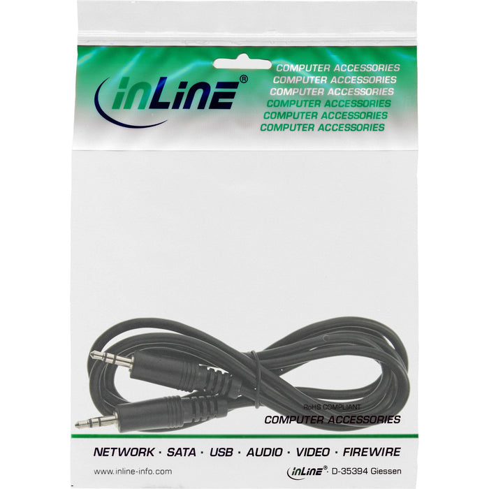 Cable De Audio Inline 3.5mm Estéreo Macho A Macho 5m