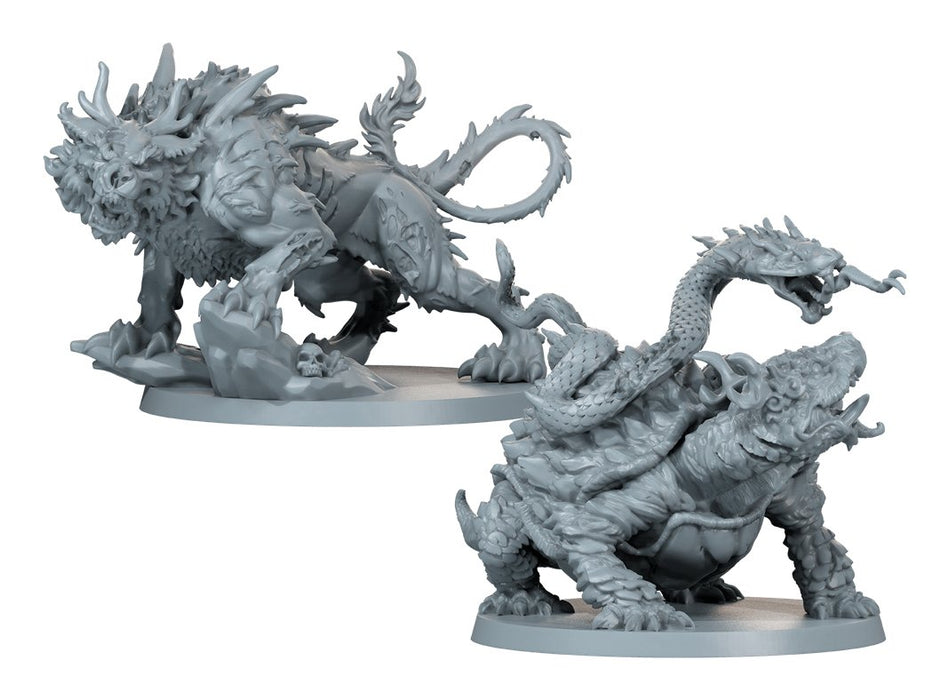 EAN 0889696018250 - Asmodee GUF045ML juego de tablero Zombicide: Divine Beasts 60 min Juego De Cartas imagen 2
